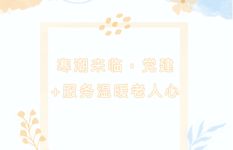 党建+服务温暖老人心